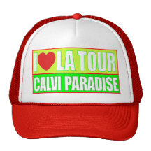 I LOVE LA TOUR CASQUETTE ROUGE
