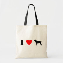 I Love Labrador Retrievers Canvas Bag