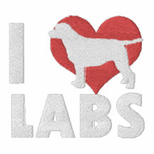I Love Labs Embroidered Shirt (Polo)