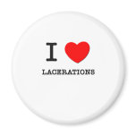 I Love Lacerations magnets