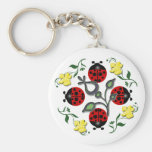 I Love Ladybugs Keychains