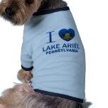 I Love Lake Ariel, PA pet clothing