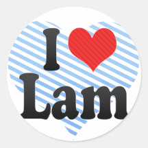 I Love Lam Sticker