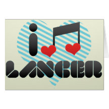 I Love Lancer Greeting Cards