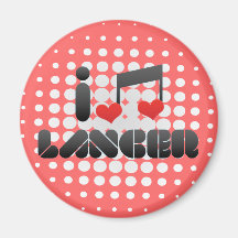 I Love Lancer Refrigerator Magnets