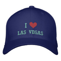I LOVE LAS VEGAS -- NEVADA -- EMBROIDERED! EMBROIDERED HAT