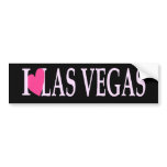 I LOVE Las Vegas (Pink Heart) Bumper Sticker!