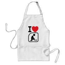 I love lawn bowls apron