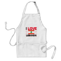I Love Lebanon aprons