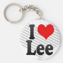 I love Lee Key Chain
