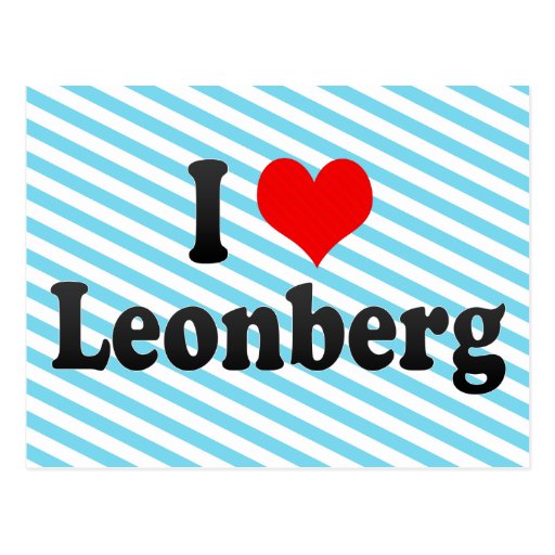 I Love Leonberg, Germany Postcard