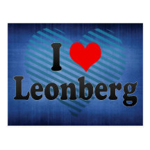 I Love Leonberg, Germany Postcard