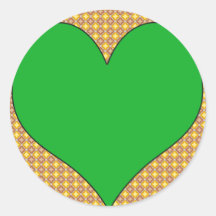 I Love Libya Round Stickers