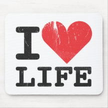 I Love Life Mousepad