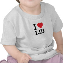 I love Lili heart T-Shirt