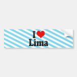 I Love Lima, Peru Bumper Stickers