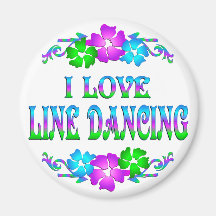 I LOVE LINE DANCING MAGNET