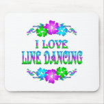 I LOVE LINE DANCING MOUSE PADS
