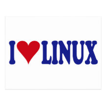 I Love Linux Post Cards