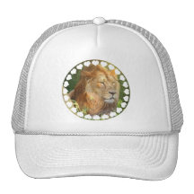 I Love Lions Baseball Hat