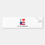I Love LITHIA SPRINGS Georgia Bumper Stickers