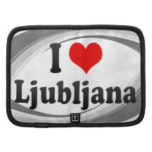 I Love Ljubljana, Slovenia Folio Planner