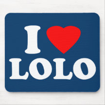 I Love Lolo Mousepad