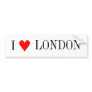 I love London Bumper Stickers