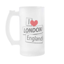 I Love London England Mugs