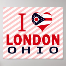 I love London, Ohio Print