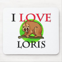 I Love Loris Mouse Pad
