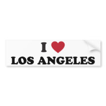 I Love Los Angeles Bumper Stickers