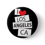 I Love Los Angeles CA buttons