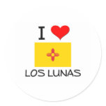 I Love Los Lunas New Mexico Stickers