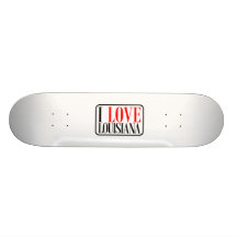 I Love Louisiana Design Skate Boards