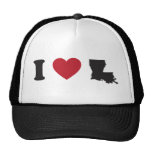 I Love Louisiana hats