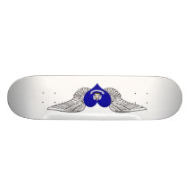 I Love Louisiana -wings Skate Board Deck