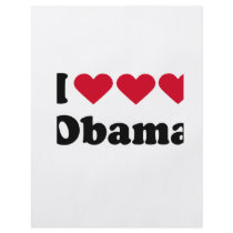 I Love Love Love Obama T-shirt Flyer