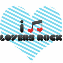 I Love Lovers Rock Photo Sculpture
