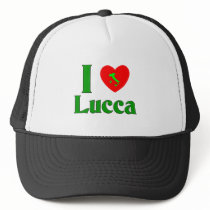I Love Lucca Italy Mesh Hats