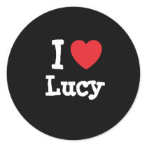 I love Lucy heart T-Shirt Sticker