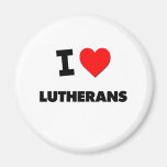 I Love Lutherans Fridge Magnet
