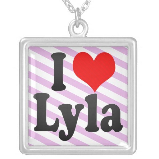 I love Lyla Pendant
