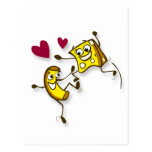 I love mac and cheese postcards