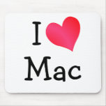 I Love Mac Mouse Pads