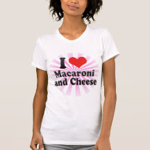 I Love Macaroni+and Cheese Tees