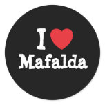 I love Mafalda heart T-Shirt stickers