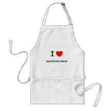 I Love Maidstone Beach New York Apron