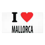 I love mallorca icon photo card template