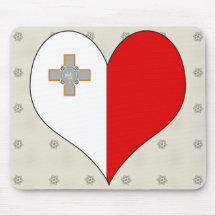 I Love Malta Mousepad